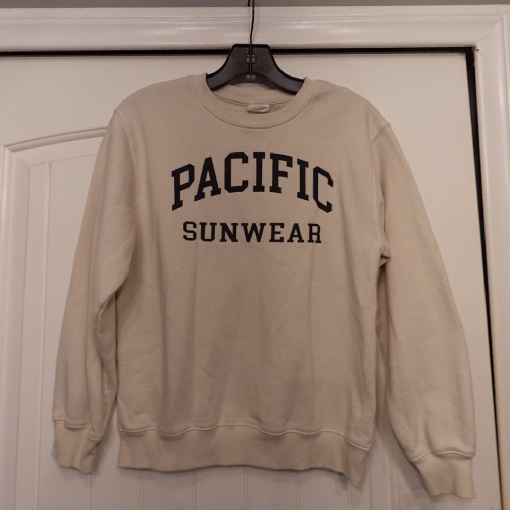 Pacsun Kids Light Beige Crewneck (XL 12)